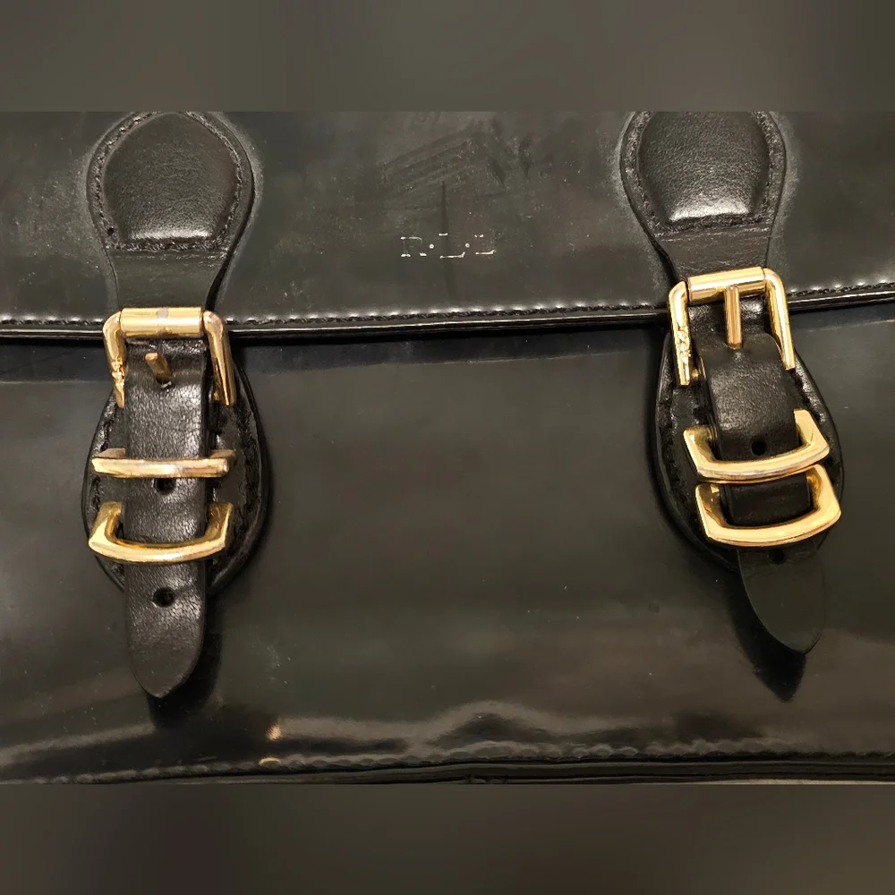 Ralph Lauren Crossbody Patent Leather Purse